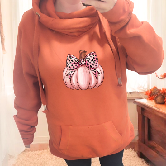 Pumpkin Cross Over Hoodie
